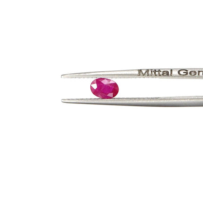 Natural Untreated Burma Ruby Calibrated Ovals | 3x5mm & 4x6mm