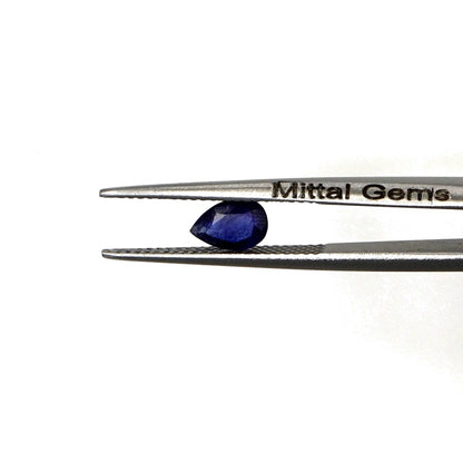 Natural Bangkok Blue Sapphire Calibrated Pears | 5x7mm & 6x8mm