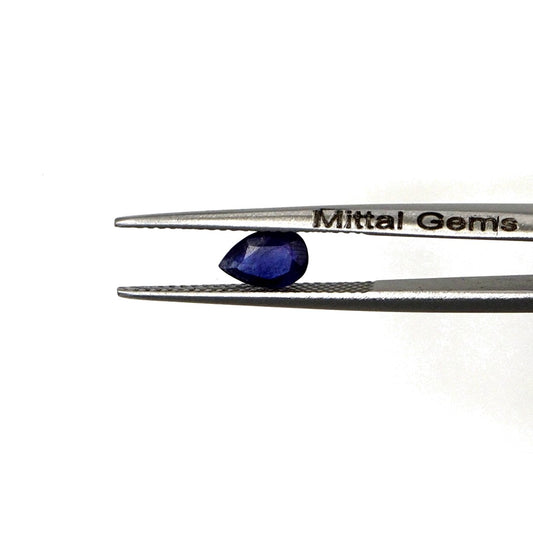 Natural Bangkok Blue Sapphire Calibrated Pears | 5x7mm & 6x8mm
