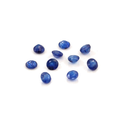 Natural Bangkok Blue Sapphire Calibrated Rounds | 3mm & 3.5mm