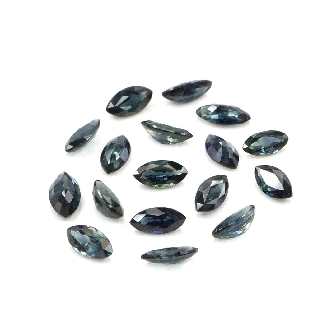 Natural Untreated Blue Sapphire Calibrated Marquise | 1.5x3mm & 2x4mm