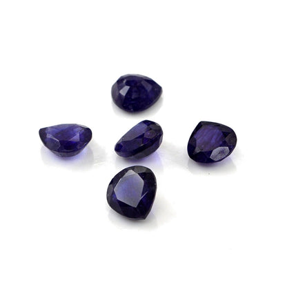 Natural Bangkok Blue Sapphire Calibrated Hearts | 5mm & 6mm