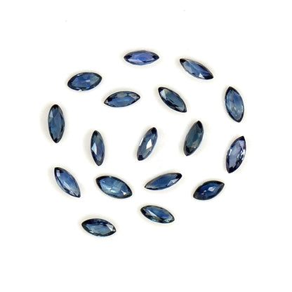Natural Untreated Blue Sapphire Calibrated Marquise | 1.5x3mm & 2x4mm