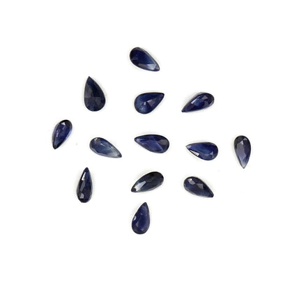 Natural Untreated Blue Sapphire Calibrated Pears | 3x5mm & 4x6mm
