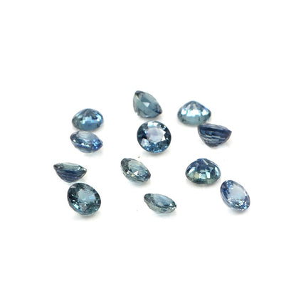 Natural Untreated Blue Sapphire Calibrated Rounds | 3mm & 3.5mm