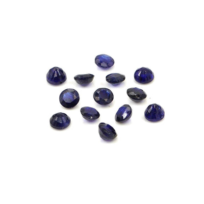 Natural Bangkok Blue Sapphire Calibrated Rounds | 4mm & 4.5mm