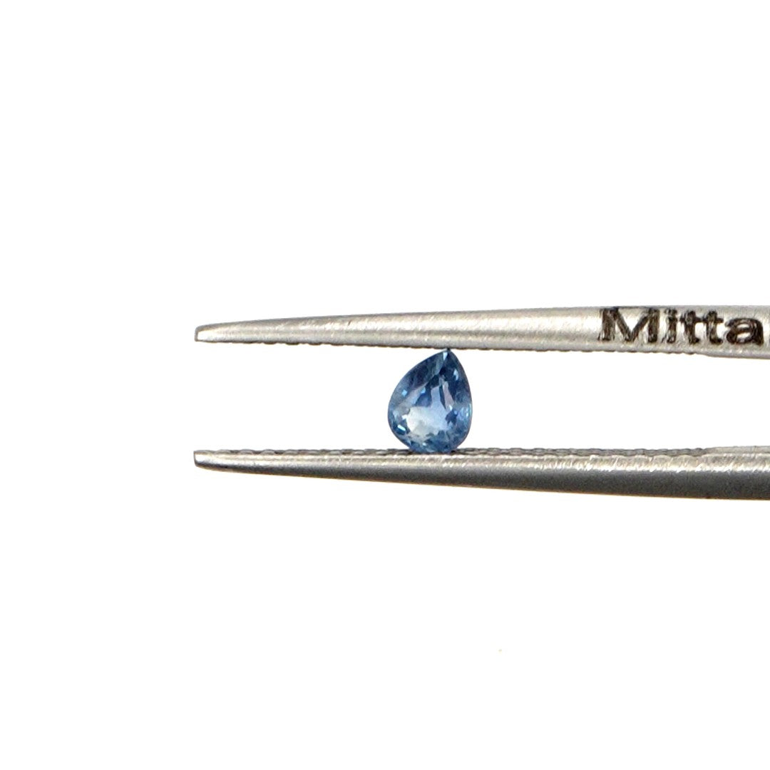 Natural Untreated Blue Sapphire Calibrated Pears | 3x4mm & 4x5mm
