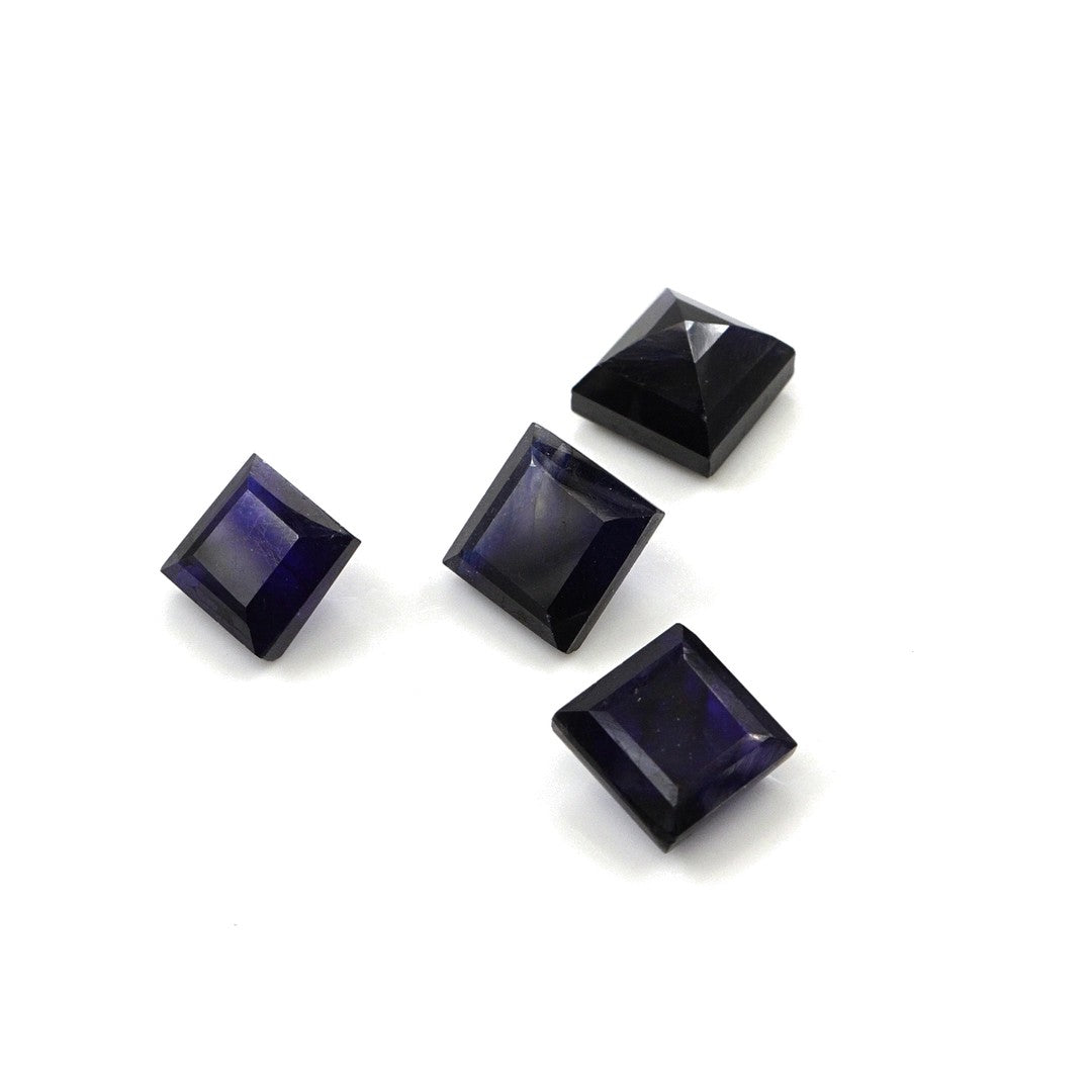 Natural Bangkok Blue Sapphire Calibrated Squares | 7mm & 8mm