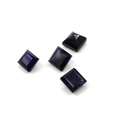 Natural Bangkok Blue Sapphire Calibrated Squares | 7mm & 8mm