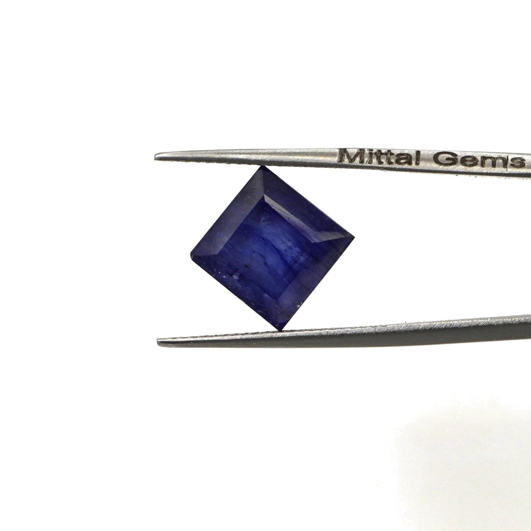 Natural Bangkok Blue Sapphire Calibrated Squares | 11mm & 12mm