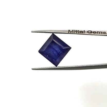 Natural Bangkok Blue Sapphire Calibrated Squares | 11mm & 12mm