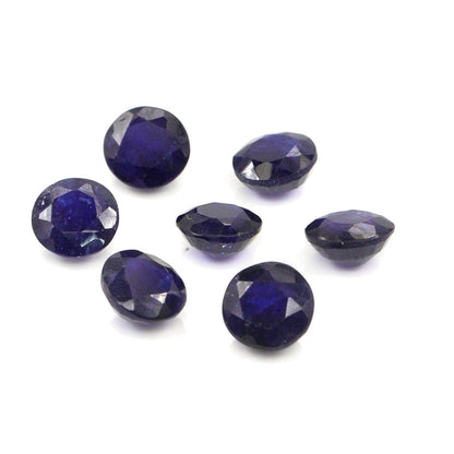 Natural Bangkok Blue Sapphire Calibrated Rounds | 5mm & 6mm
