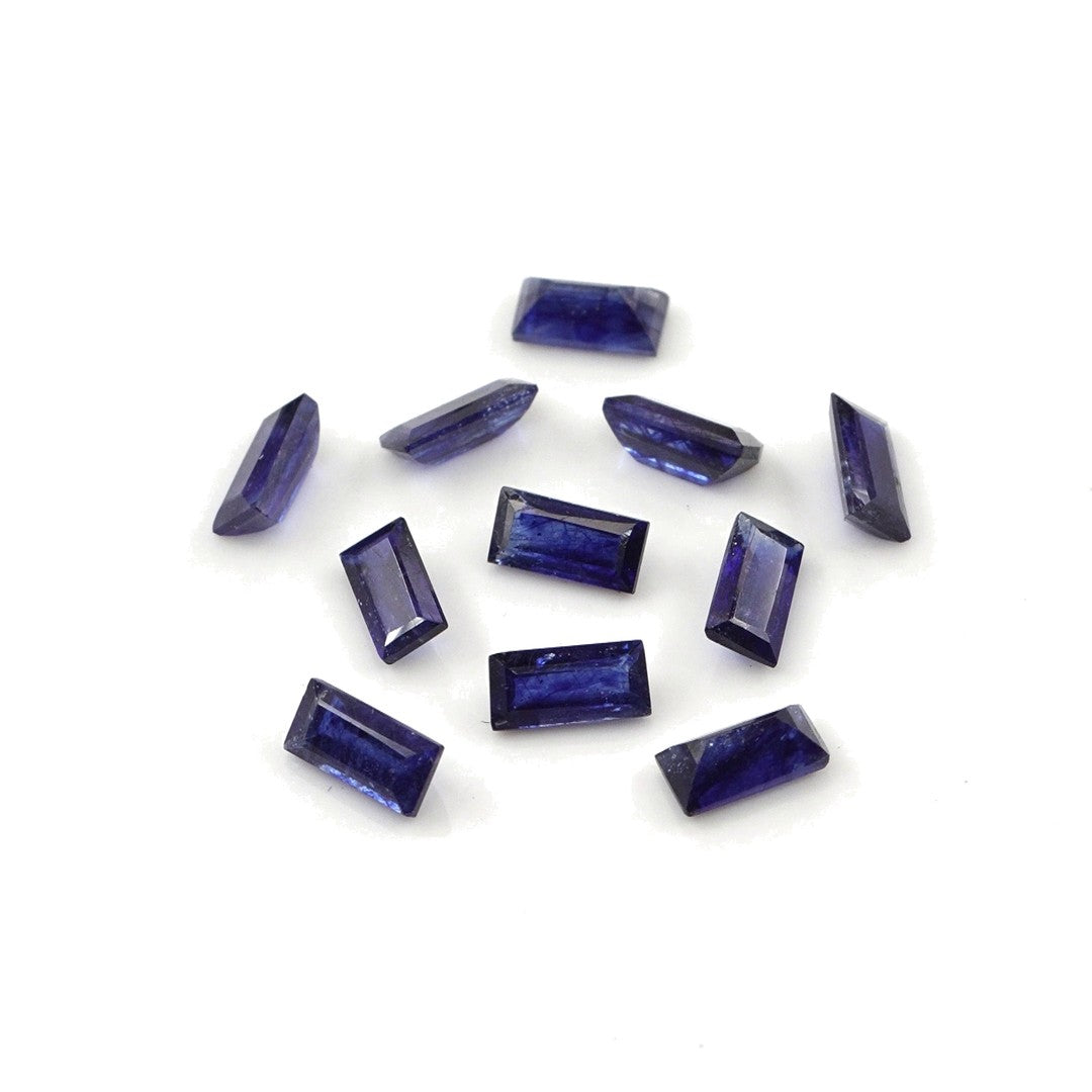 Natural Bangkok Blue Sapphire Calibrated Baguettes | 2x4mm & 2.5x5mm