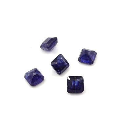 Natural Bangkok Blue sapphire Calibrated Square Octagons | 4mm & 4.5mm