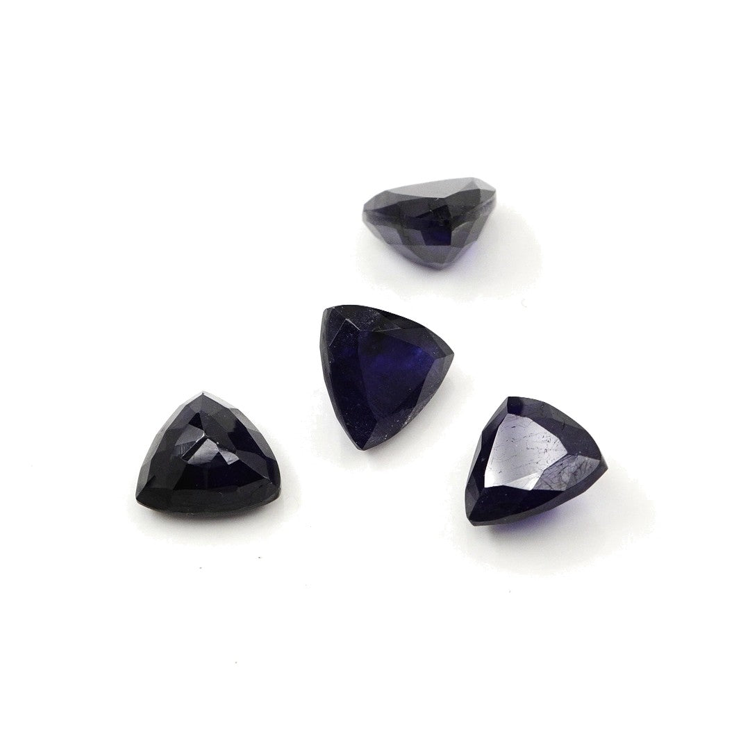 Natural Bangkok Blue sapphire Calibrated Trillions | 5mm & 5.5mm