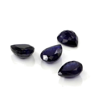Natural Bangkok Blue Sapphire Calibrated Pears | 9x11mm & 10x12mm