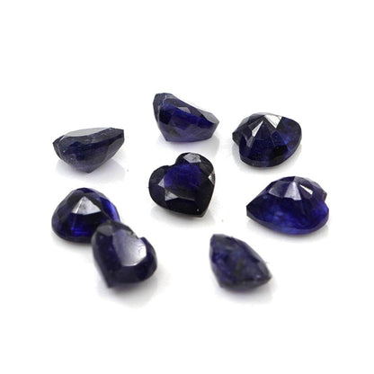 Natural Bangkok Blue Sapphire Calibrated Hearts | 4mm & 4.5mm
