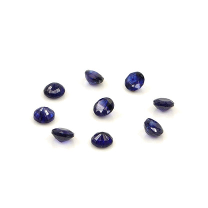 Natural Bangkok Blue Sapphire Calibrated Rounds | 3mm & 3.5mm