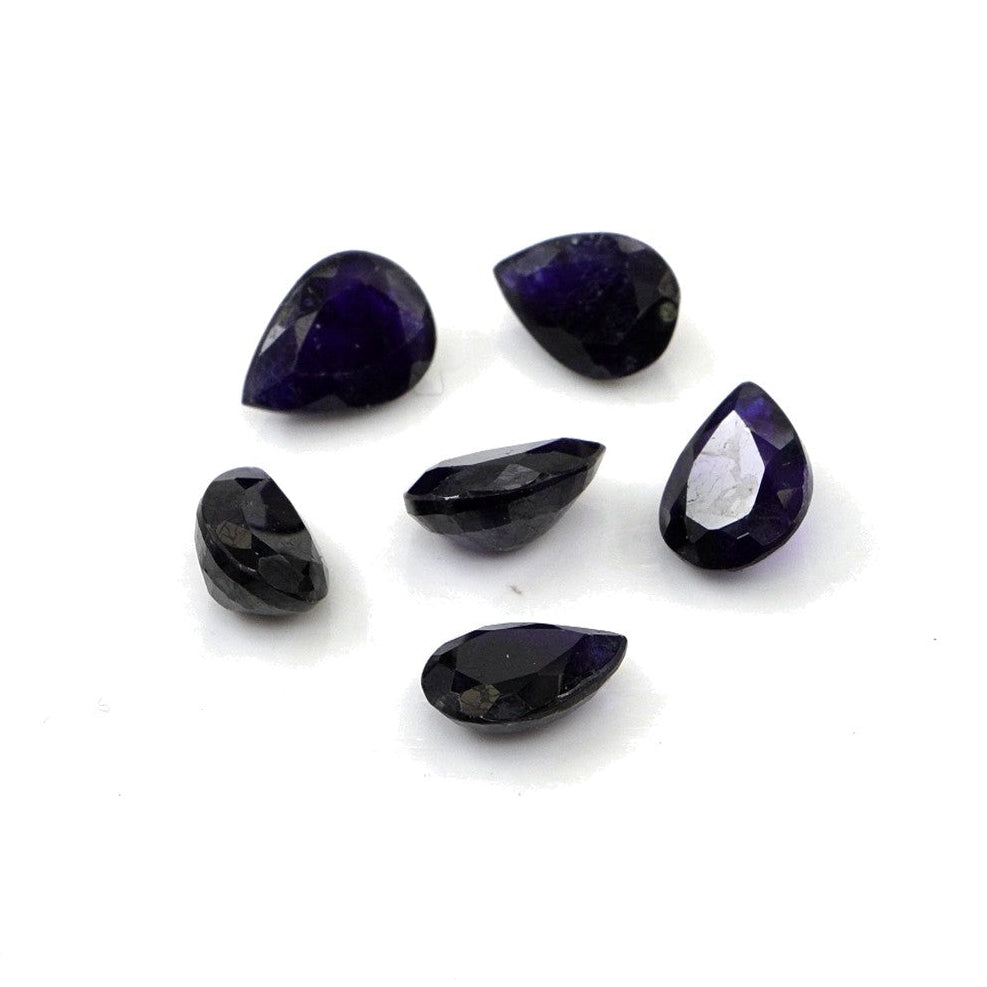 Natural Bangkok Blue Sapphire Calibrated Pears | 5x7mm & 6x8mm