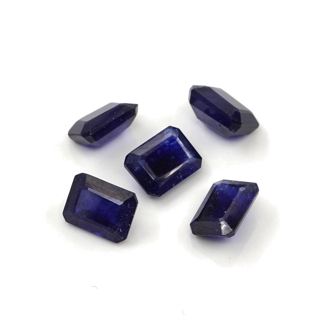 Natural Bangkok Blue Sapphire Calibrated Octagons | 5x7mm & 6x8mm