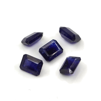Natural Bangkok Blue Sapphire Calibrated Octagons | 5x7mm & 6x8mm