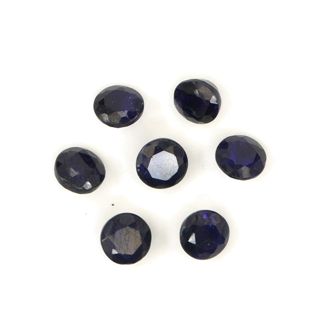 Natural Bangkok Blue Sapphire Calibrated Rounds | 5mm & 6mm
