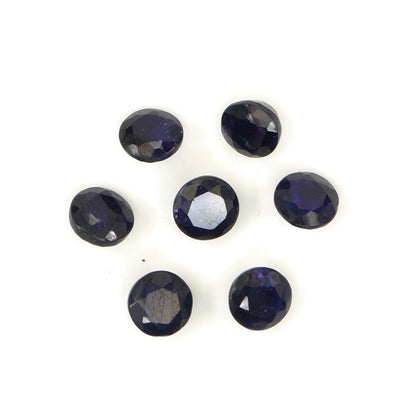 Natural Bangkok Blue Sapphire Calibrated Rounds | 5mm & 6mm