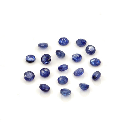 Natural Bangkok Blue Sapphire Calibrated Rounds | 2.5mm & 3mm