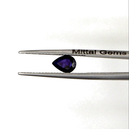 Natural Bangkok Blue Sapphire Calibrated Pears | 5x7mm & 6x8mm