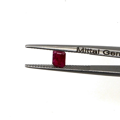 Natural Untreated Mozambique Ruby Calibrated Octagons | 3x5mm & 4x6mm