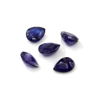 Natural Bangkok Blue Sapphire Calibrated Pears | 7x9mm & 8x10mm