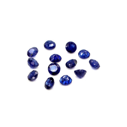 Natural Bangkok Blue Sapphire Calibrated Rounds | 3mm & 3.5mm