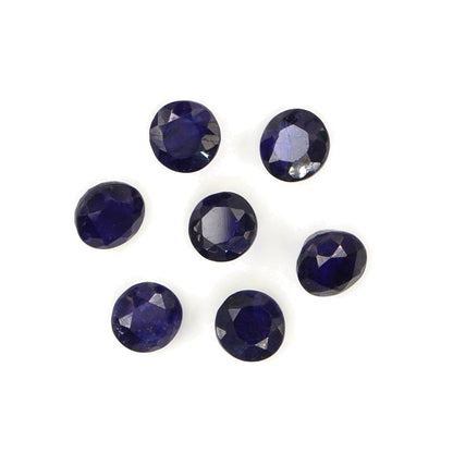 Natural Bangkok Blue Sapphire Calibrated Rounds | 5mm & 6mm