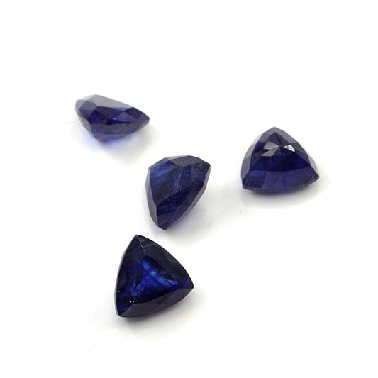Natural Bangkok Blue sapphire Loose Trillion Cut | 6mm & 6.5mm BS-T4 Picture-1