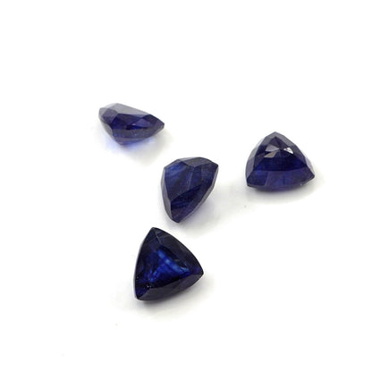 Natural Bangkok Blue sapphire Calibrated Trillions | 7mm & 7.5mm