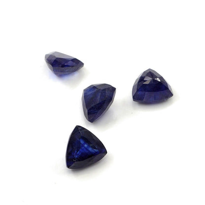 Natural Bangkok Blue sapphire Calibrated Trillions | 4mm & 4.5mm