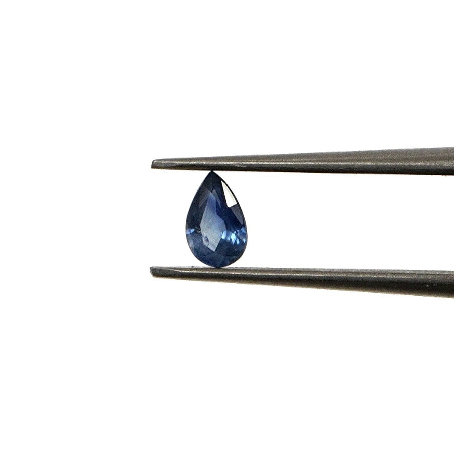 Natural Untreated Blue Sapphire Calibrated Pears | 3x5mm & 4x6mm