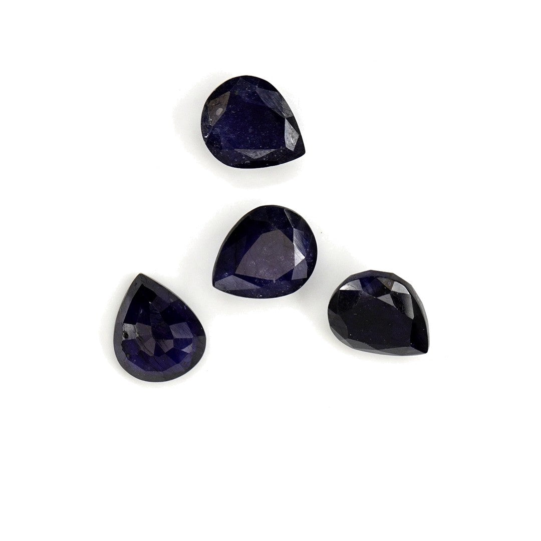 Natural Bangkok Blue Sapphire Calibrated Pears | 9x11mm & 10x12mm