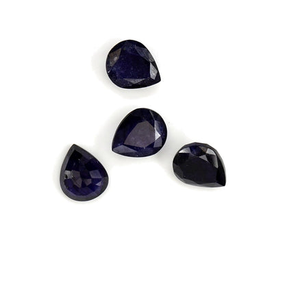 Natural Bangkok Blue Sapphire Calibrated Pears | 9x11mm & 10x12mm