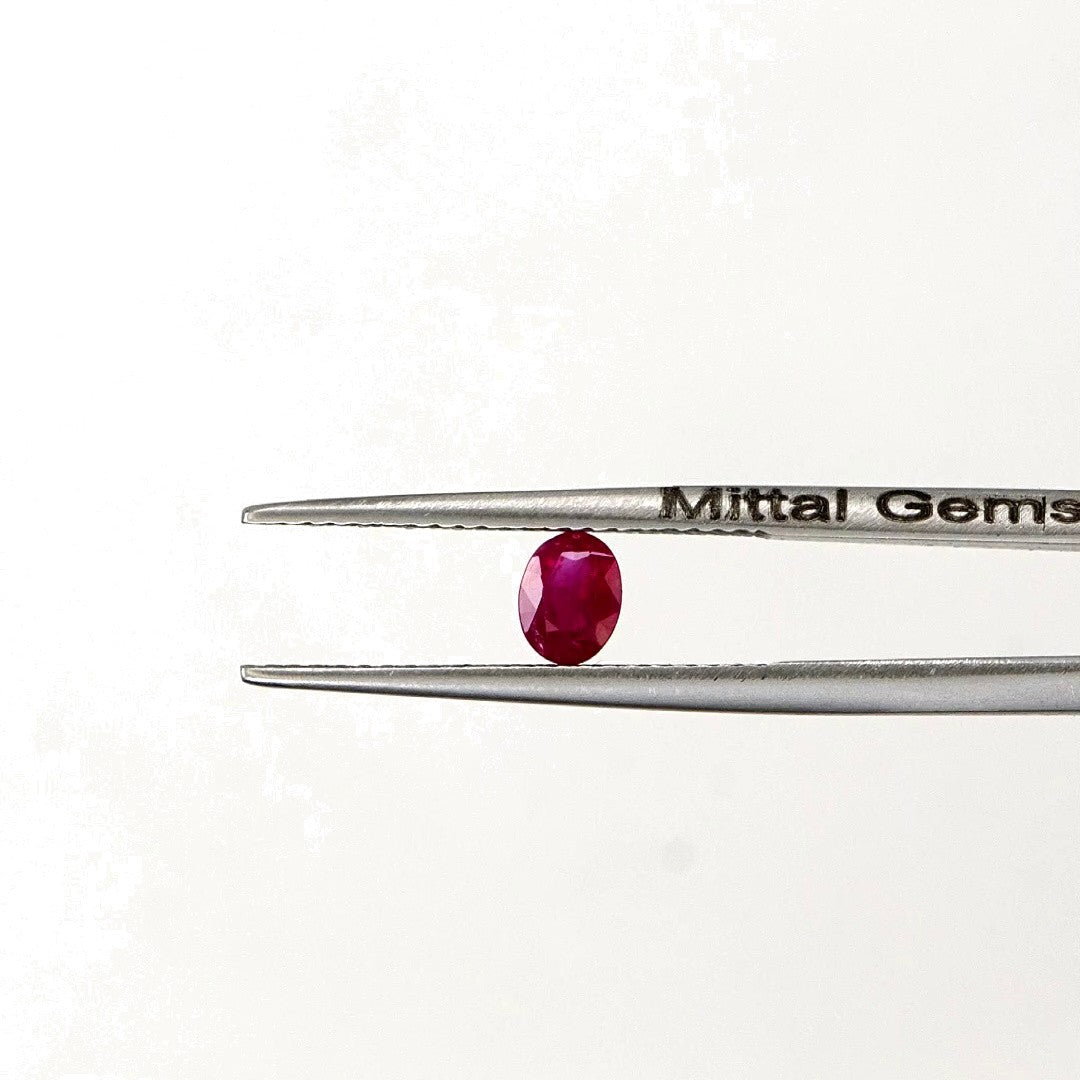 Natural Untreated Burma Ruby Calibrated Ovals | 3x4mm & 4x5mm