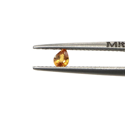 Natural Untreated Yellow Sapphire Calibrated Pears | 3x4mm & 4x5mm