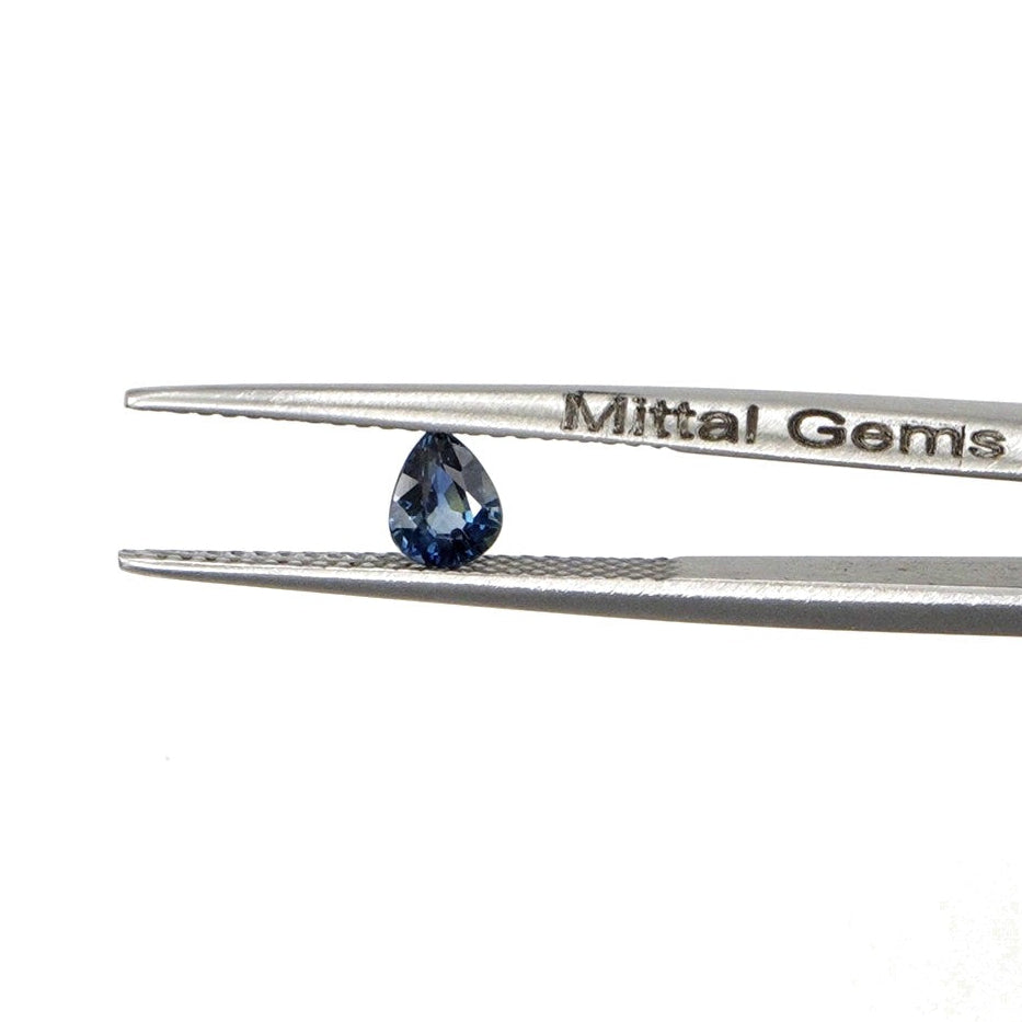 Natural Untreated Blue Sapphire Calibrated Ovals | 3x4mm & 4x5mm