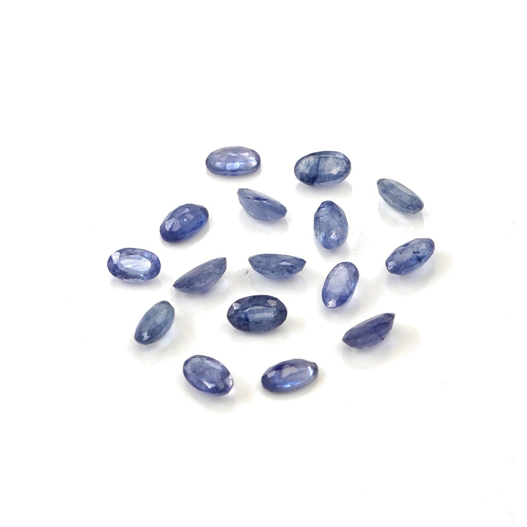 Natural Bangkok Blue Sapphire Calibrated Ovals | 3x5mm & 4x6mm