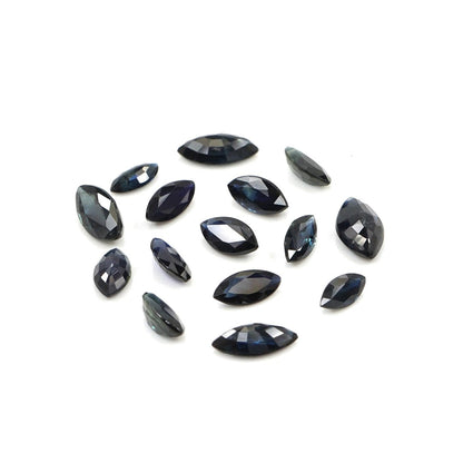 Natural Untreated Blue Sapphire Calibrated Marquise | 2.5x5mm & 3x6mm