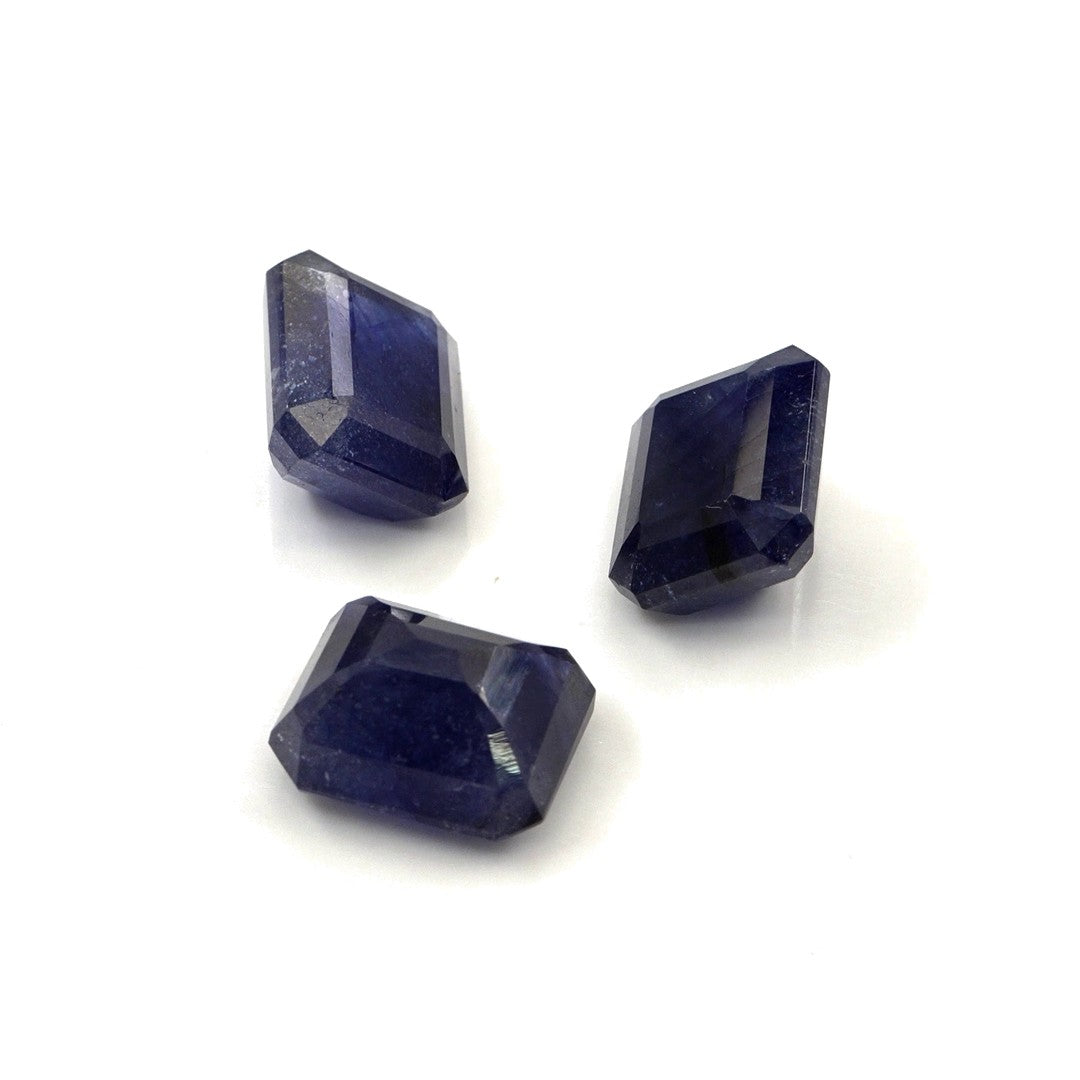 Natural Bangkok Blue Sapphire Calibrated Octagons | 9x11mm & 10x12mm