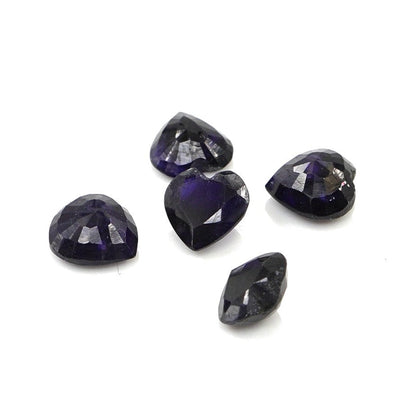 Natural Bangkok Blue Sapphire Calibrated Hearts | 5mm & 6mm