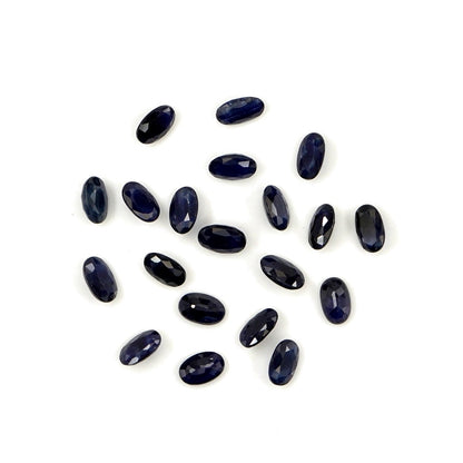 Natural Untreated Blue Sapphire Calibrated Ovals | 3x4mm & 4x5mm