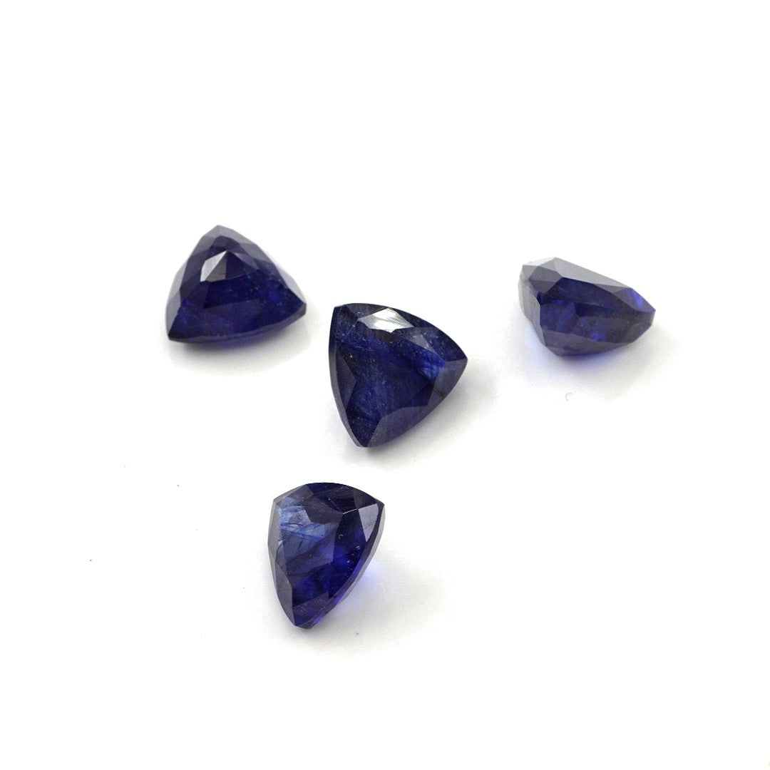 Natural Bangkok Blue sapphire Calibrated Trillions | 5mm & 5.5mm