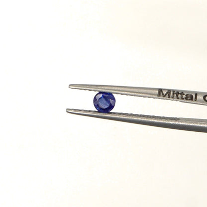 Natural Bangkok Blue Sapphire Calibrated Rounds | 4mm & 4.5mm