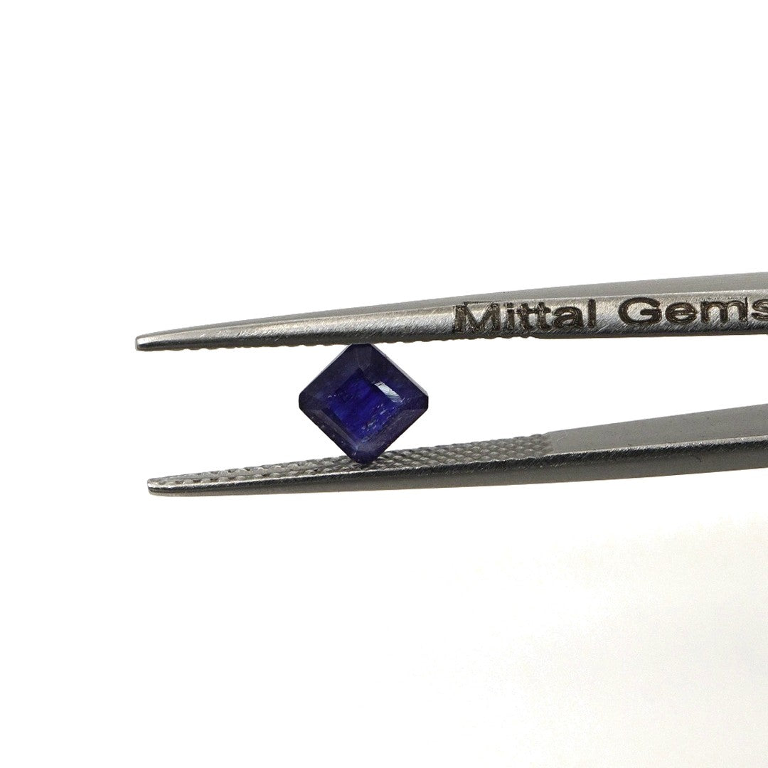 Natural Bangkok Blue sapphire Calibrated Square Octagons | 4mm & 4.5mm